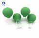 brigtht Green 4 Pcs Chinese Traditional Cupping Cups Facial And Body Cupping Hijama Kit Home Use