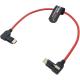 Alvin's Red Locking USB C Cable for Blackmagic 4K G2 12in 10Gbps