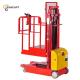 220V PLC Control Electric Order Picker Machine CE ISO9001