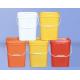 2 Lbs Square Food Storage Plastic Buckets With Lids IML Decoration