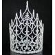Clear rhinestone pageant crowns and tiaras wholesale crystall tiaras jewelry girls pageant crowns gift party jewelry