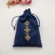 Colorful Velvet Drawstring Tarot Card Pouch Bag Satin Lined Eco friendly