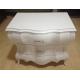 Wooden 5-star hotel furniture stone top night stand/bed side table NT-0011
