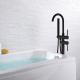 Anti Oxidation Black Brushed Stainless Steel Shower Faucets Lead Free