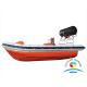 SOLAS Fast Rescue Boats Fender Rigid Hull Inflatable Boat With 6-15 Persons