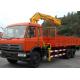 Durable XCMG 10 ton Knuckle Boom Truck Mounted Crane For Lifting Heavy Things