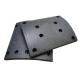 Truck Spare Parts Brake Linings For MERCEDES BENZ WVA 19632 None Asbesto