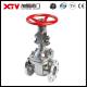 Stainless Steel Flanged Rising Stem Gate Valve with Thread Position of Valve Rod