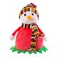 Washable Surface Red Soft Plush Toys Snowman Stuffed With PP Cotton MR-200201