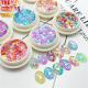 Sugar / Candy Colors Nail Art Glitter Round Dot Shape For Body Makeup Face Painting
