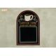 Decorative Wooden Framed Wall Hanging Chalkboards Coffee Time Wall Sign