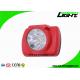 Safety Digital Cordless Rechargeable LED Headlamp For Underground Mines Tunnel