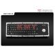 5VDC 10mA Black Metal Keyboards IK07 Medical Grade Keyboard