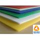 Light Weight But Compression Resistant Fluted / Corrugated Polypropylene Sheets