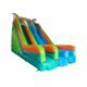 Silk Printing Commercial Inflatable Dry Slide Outdoor Jumping Bouncer Slide