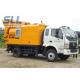 Easy Moving Mobile Trailer Mounted Concrete Pump With Double Shaft Mixer