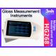 Stainless Steel Floor Gloss Measurement Instruments , HG268 Tri Gloss Meter 0.1s Measuring Time