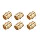 Brass Pipe Fitting Connector Straight HeX Nipple Coupler 3/8 X 3/8 G Male Thread Hose Fittings Gol Brass Stopcock Valves
