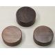 Wooden glass jar lids screwable lids walnut wood oiled finish