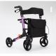 ALUMINUM ROLLATOR, FOLDING ROLLATOR WALKER.