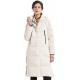 90% White Duck Down Hooded Puffer Thickened Down Jacket With 2 Pocket