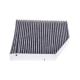 240 X 254 X 43mm Car Cabin Filters Customized Color Air Filter Replacement
