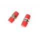 FC - FC Sm Sx Fiber Optic Adaptor / Red Fiber Optic Cable Adapter