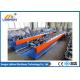 Red and Blue color  High strength smooth straight door frame cold roll forming machine automatic type PLC system control