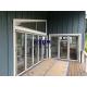 Anodized Glass Aluminum Folding Doors Electrophoresis EPDM For Building