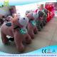 Hansel amusement arcade games giant plush animals kids riding electric dog walking machine coin operated toy ride