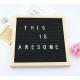 2017 top-selling changeable slotted advertising felt letter board with emoji