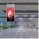 Business LCD Digital Signage Ceiling Mounted LCD Digital Display Double Sidede Hanging Advertising Player for Shop