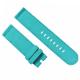16mm Changeable Watch Band Cyan blue Canvas Cloth With Multi Color