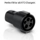 60A Electric Vehicle Supercharger Adaptor AC Connector Type1 To Tesla EV Car Adapter J1772 To TPC