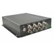 16-CH 720P 960P 1080P HDCVI/TVI/AHD video fiber optic transmitter 120MHz 1310nm/1550nm Single-mode Single Fiber 20Km