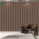 Hotel Modern 3D Wood Slat Wall Eco Friendly With Polyester Fiber