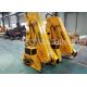 Small Footprint Telescopic Boom Hydraulic Deck Crane 2.4T8M