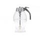 Wholesale 200ml Transparent Glass Syrup Honey Dispenser honey jar