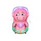 Pink Indoor Kids Game Machine MP5 Cute Expression Like Ride On Toys Car