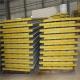 1150-50-0.6mm galvanized steel up and 0.326mm geywhite down glass wool sandwich panel