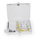 FTTH 8 Cores Fiber Optic Distribution Box with Optional Adapters and Pigtails for Wall or Pole Mounting