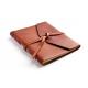 Women Personalised Leather Travel Journal Unlined Paper Size 7 X 5 Inches