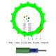 Fiber To The Home Natural HDPE 6 Core Optic FTTH Fiber Cable G.657.A1