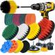 30 Piece Drill Brush Scrub Pads and Sponge with Extend Long Attachment