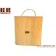 New design unfinished custom wood wine box solid wood build quality assurance