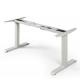 Height Adjustable PANEL Desk Frame 2 Stage Single Motor for Home Office in Wood Style