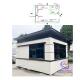 Durable Enviroment Friendly 8.3 Earthquake Resistance Optional Window Toll Booth With Bathroom