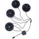 Summer Cooling Jacket Fan With 4way Cables / One Power Cable Connect 4 Fans