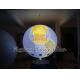 Custom Colorful Inflatable Lighting Balloon globe with total digital printing for Parade