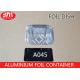 430ml Volume A045 Aluminium Foil Container Grill Pan Food Grade Material